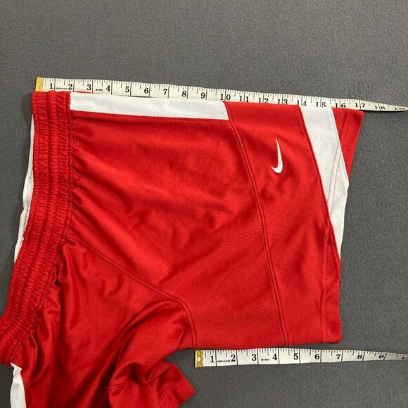 Nike Team Flight Prep Women’s Large Red Reversible Jersey and Shorts Basketball - Picture 15 of 16
